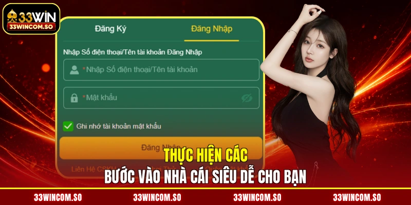Thực hiện các bước vào nhà cái siêu dễ cho bạn